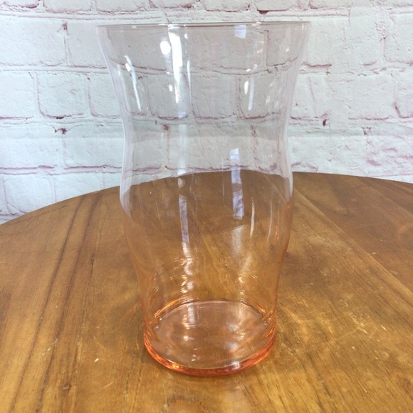 RARE Vintage Ribbed Pink Depression Glasses - Set of 3 - Picture 2 of 6